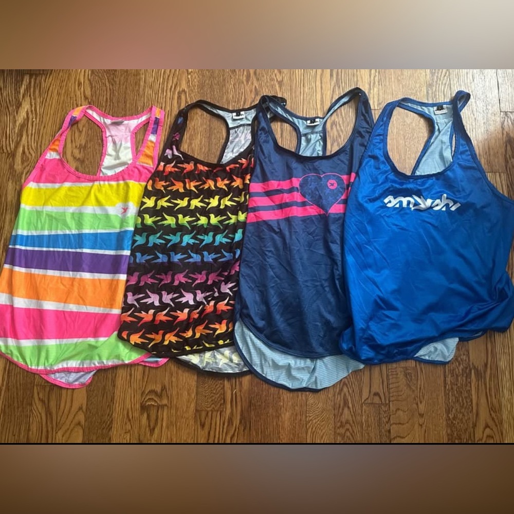 Smashfest Queen tank tops for triathlon or running singlets